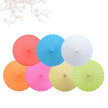 20pcs/lot Children Size Small Chinese Art Craft Umbrella Blank Paper Long Handle Wedding Parasol 23.6inch 60cm ZA4697 2024 - buy cheap