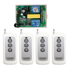 universal AC 220V 2CH RF Wireless Remote Control Switch Transmitter + Receiver tubular motor garage door 433MHZ or 315mhz