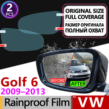 for Volkswagen VW Golf 6 MK6 2009 - 2013 5K Full Cover Anti Fog Film Rearview Mirror Rainproof Anti-Fog Films Clean Accessories 2024 - buy cheap