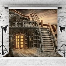 Винтажный вечерний деревянный дом Виниловый фон для фотосъемки для портретной детской фотосъемки 2024 - купить недорого