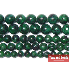 Natural Stone Red Green Zoisite Beads In Loose 15" Strand 6 8 10 12 MM Pick Size For Jewelry Making 2024 - buy cheap