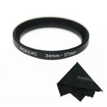 34mm-37mm 34-37 mm 34 to 37mm Step Up Filter Ring Stepping Adapter Adaptor Black 2024 - buy cheap