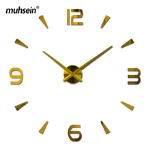 2020 muhsein wall clock reloj de pared quartz watch livingroom large decorative clocks modern horloge murale still life stickers 2024 - buy cheap