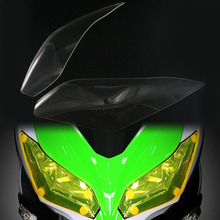 Protetor de farol de motocicleta, escudo de proteção para farol de moto, protetor de tela para kawasaki ninja250 ninja300 ninja 250 300 2024 - compre barato