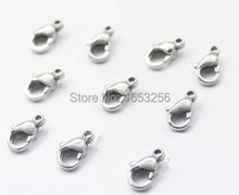 Lot 100pcs 9mm Stainless Steel Lobster Clasps & Hooks Jewelry Findings & Accessorie Polished 2024 - buy cheap