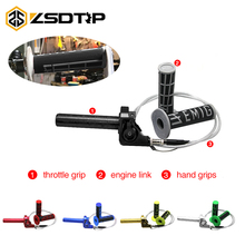 ZSDTRP Universal EMIG Grip Handle Grips Motorcycle 7/8" 22mm Aluminum Acerbs Throttle Grips With Cable For Most ATV UTV Moto 2024 - buy cheap