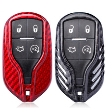 Carbon Fiber Car Key Cover Case Shell For Maserati Quattroporte Ghibli 2013+ Levante 2017 2018 2024 - buy cheap