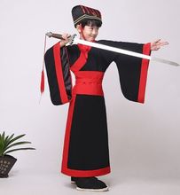 han chinese clothing han dynasty clothes han party black han clothing ancient chinese costumes for boys halloween clothing 2024 - buy cheap