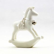 Home Furnishings Creative Ceramics Horses Ornaments Modern Simple Display Living Room Figurine Concise Hobbyhorse Cockhorse Gift 2024 - buy cheap