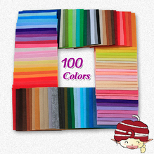 Non-woven felt for diy, polyester,DIY felt fabric,30X30CM,100 colors/lot (ss-3008) 2024 - buy cheap