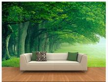 Papel tapiz de foto personalizado murales de pared 3d papel tapiz árbol idílico pared de fondo de escenario pinturas papel tapiz para decoración para sala de estar 2024 - compra barato