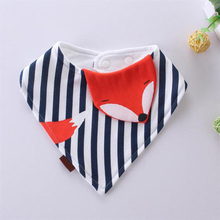 Cotton Newborn Baby Bibs Cartoon Fox Baby Feeding Burp Cloths Stuff Bandana Bibs Smock Scarf Boy Girl Toddler Infant Bib 2024 - buy cheap