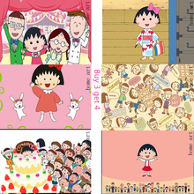 Chibi Maruko Chan Poster Clear Image Wall Stickers Home Decoration High Quality Prints White Coated Paper home art Brand 2024 - buy cheap