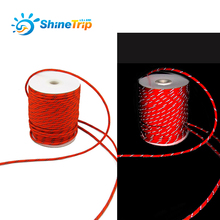 Shinetrip 5mm diâmetro reflexivo paracord corda à prova de vento tenda corda guy linha para acampamento tenda kit reflexivo guy cordas 2024 - compre barato