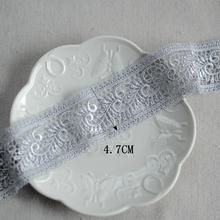 2 Meters/lot Exquisite Lace Trim Fabric Sewing Lace Grey Lace Ribbon Lace DIY Clothes Accessories Wedding Crafts 2024 - buy cheap