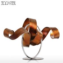 Tooarts-escultura abstracta de Metal para decoración del hogar, Escultura Moderna de hierro, adorno de escritorio para habitación 2024 - compra barato