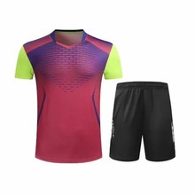 2019 Summer Tennis And Badminton Clothes Shirt+Short Sport Suit Women And Men Jersey Quick Dry Breathable Clothing Set L2051YPC 2024 - buy cheap