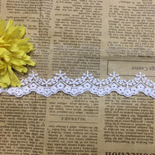 4Yards Beautiful High Quality White Lace Ribbon Tape 5CM Lace Trim DIY Embroidered For Sewing Decoration african lace fabric 2024 - buy cheap
