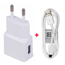 Adaptador de energia do telefone móvel ue carregador de viagem 2.1a + cabo de dados usb para htc um a9 a9w aero, um me, um m9s, um e9s duplo, um x9 2024 - compre barato