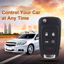 5 Button Entry Car Remote Control Key Fob Chip Key for CHEVROLET CAMARO for CRUZE MALIBU for SONIC GM 2024 - buy cheap