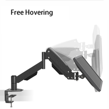 Hyvarwey L150 Desktop Clamping And Grommet Mount Full Motion LCD LED Monitor Holder Gas Spring Arm TV Mount Loading 10kgs 2024 - buy cheap