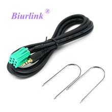 Biurlink-Cable auxiliar de 6 pines para coche, Mini ISO de 150CM con llaves de extracción para Renault, Radio Updatelist 2024 - compra barato