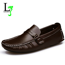 Men Loafers 2020 Genuine Leather Shoes Fashion Sneakers Male Casual Loafers Comfortable Mens Driving Shoes Mocassin Flats 2024 - buy cheap