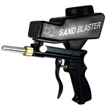 Гравитационный питательный портативный пневматический абразивный Пескоструйный пистолет с запасным наконечником Blaster ручной Пескоструйный пистолет черного цвета 2024 - купить недорого