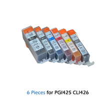 Cartuchos de tinta PGI 425 para impresora Canon PIXMA, IP4840, IP4940, IX6540, MG5240, MG5140, MG5340, MX884, MX714, MX894, PGI425, CLI426, 426 2024 - compra barato