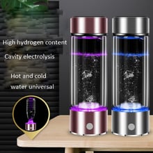 SPE/PEM Rich Hydrogen Cup Water Generator Energy Hydrogen-rich Alkaline Water Ionizer Bottle LED Portable Anti-aging Healthy Cup 2024 - buy cheap