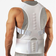 Corretor de postura magnético para costas, cinta de tração dupla, faixa inferior, ombro, corretor de postura, suporte 2024 - compre barato