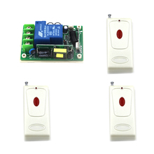 Interruptor com controle remoto sem fio, rf, ac 85v-250v, 30a, alta potência, guindaste, sku: 5477