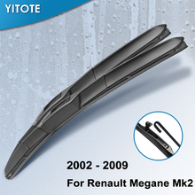 YITOTE-limpiaparabrisas para Renault Megane Mk2, compatible con bayoneta/brazos de gancho, 2002, 2003, 2004, 2005, 2006, 2007, 2008, 2009 2024 - compra barato