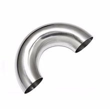 89mm 3.5" O/D 304 Stainless Steel Sanitary Weld 180 Degree Elbow Pipe Fitting 2024 - buy cheap