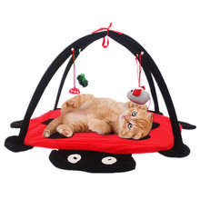 Pet Cat Bed Soft Pet Cats Hammock Pet Furniture Cat House With Ball Hanging Cat Bed Mat Puppy Kitten Hanging Beds Mat 2024 - buy cheap