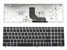 Teclado DOS EUA Para O HP 8560 P SILVER FRAME PRETO Com o Ponto da vara 9Z WIN8 Novos Teclados Do Portátil. n6GUF. k01 2024 - compre barato