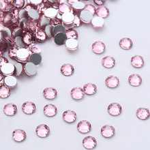 All Sizes ss3-ss34 Pink Color Nail Art Stones Flatback Non HotFix Rhinestones Need Glue On For DIY Nails Decorations 2024 - buy cheap