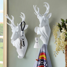 Deer head Creative decoration of animal head hook wall hanging decoration Hat hook on Wall 2024 - buy cheap