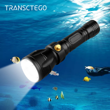 Diving Flashlight Bright LED Submarine Light Scuba Lights Waterproof 100 Meter Underwater Torch Scuba Diving Outdoor Flash Lamp 2024 - buy cheap