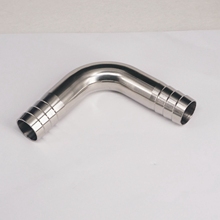 Fit for 25mm I/D Hose Barbed 304 Stainless Steel Sanitary 90 Degree Elbow Pipe Fitting Connnector  2024 - buy cheap