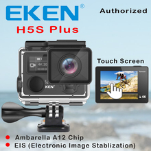 Ultra HD экшн-камера EKEN H5S Plus, сенсорный экран, Ambarella A12 EIS, 4K, 30 FPS, 30 м, водонепроницаемая спортивная камера для шлема GoPro 2022 - купить недорого