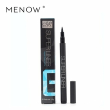Menow-delineador de ojos superfino, negro, resistente al agua y al sudor, líquido, profesional, E15004 2024 - compra barato
