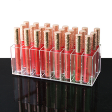 24 Slots Acrylic Lip Gloss Holder Lipstick Box Display Stand Sundry Storage Box Cosmetic Makeup Organizer Holder 2024 - buy cheap