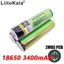 2019 3PCS  New protected Liitokala  18650 3400mAh battery NCR18650B rechargeable Li-lon with original PCB 3.7V 2024 - buy cheap