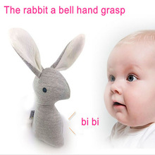 Juguetes móviles de peluche para bebé, conejo de 21cm con sonido de cuna y timbre, bonito juguete con sonido de Animal, B0969 2024 - compra barato