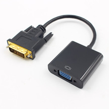 HD 1080P DVI-D 24 + 1 к VGA HDTV конвертер монитор кабель для ПК дисплей карты громкий DVI к VGA 20 см кабель GT 2024 - купить недорого