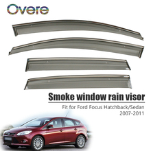 Owere-visera de lluvia para ventana de humo, accesorios de protección, deflectores, para Ford Focus Hatchback/Sedan 2007, 2008, 2009, 2010, 2011, nuevo, 1 Juego 2024 - compra barato