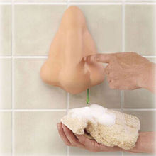 HOT Funny Nose Shaped House Bathroom Shower Soap Dispenser Storage With Suction Hooks 2018 New 2024 - buy cheap