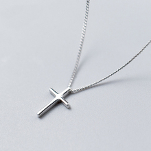 DXJEL 925 Sterling Silver Jewelry Classical Cross Charm Pendant Necklace Fashion Boho Jewelry Choker Necklaces for Women Bijoux 2024 - buy cheap