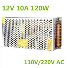 2PCS 12V 10A 120W Switch Switching Power Supply for CCTV Camera for Security System for LED Light Strip 110-240V